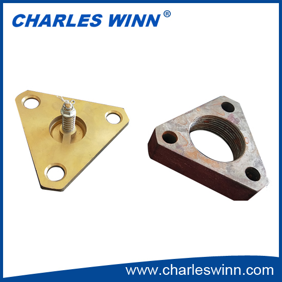 brass valve and iron flange